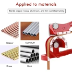 Kit de abocardare și îndoire 45° pentru cupru, inox și aluminiu