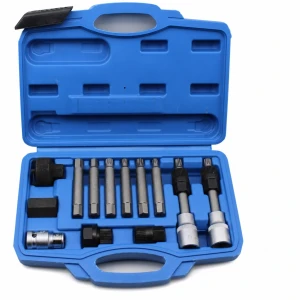 Kit Extractor Scripete Alternator 13 Piese Chei Tubulare Roată Liberă OAD Profesional