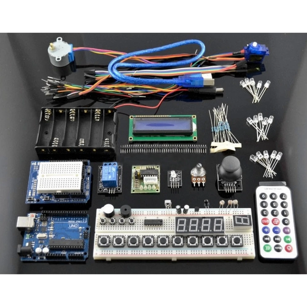 Kit de inițiere Arduino cu Arduino Uno compatibil pentru începători