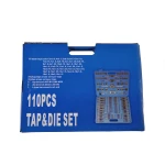 Kit tarozi și filiere metrice 110 piese TSX TOOL - set profesional
