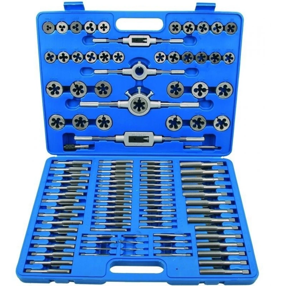 Kit tarozi și filiere metrice 110 piese TSX TOOL - set profesional