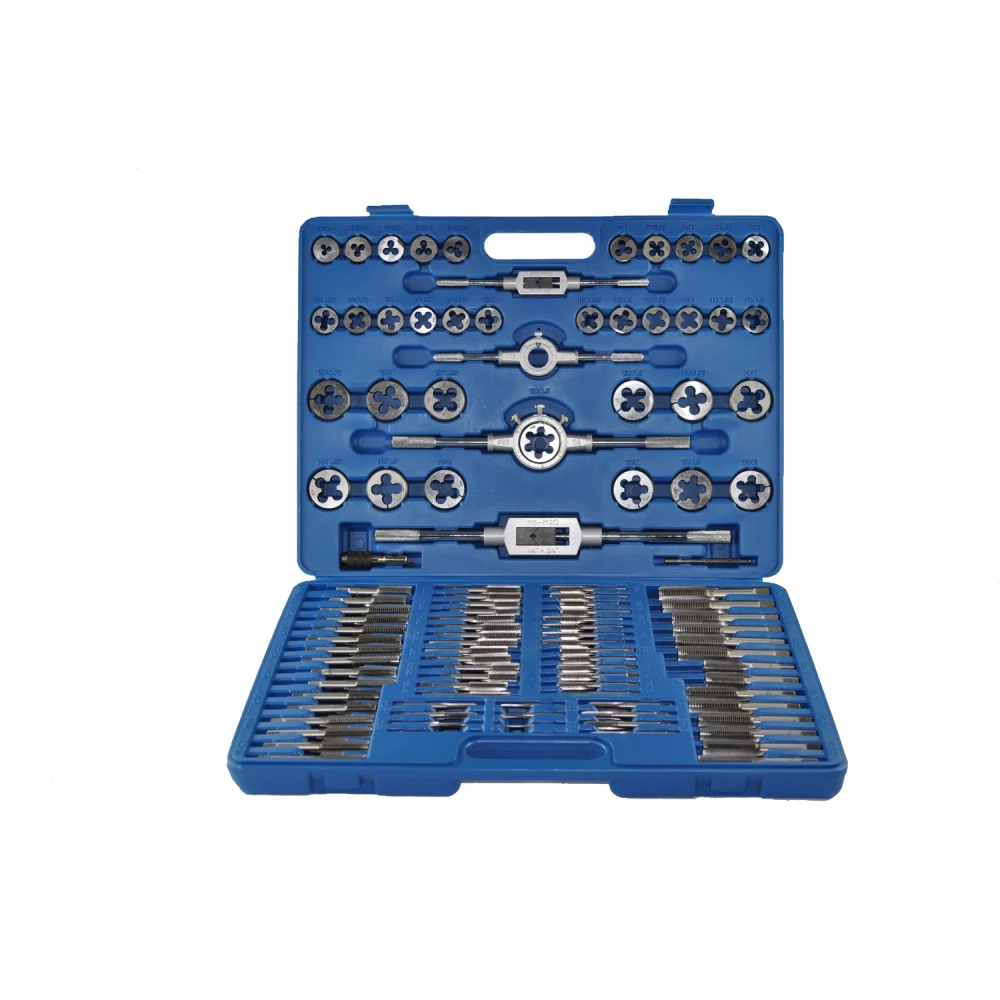 Kit tarozi și filiere metrice 110 piese TSX TOOL - set profesional