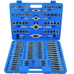 Kit tarozi și filiere metrice 110 piese TSX TOOL - set profesional