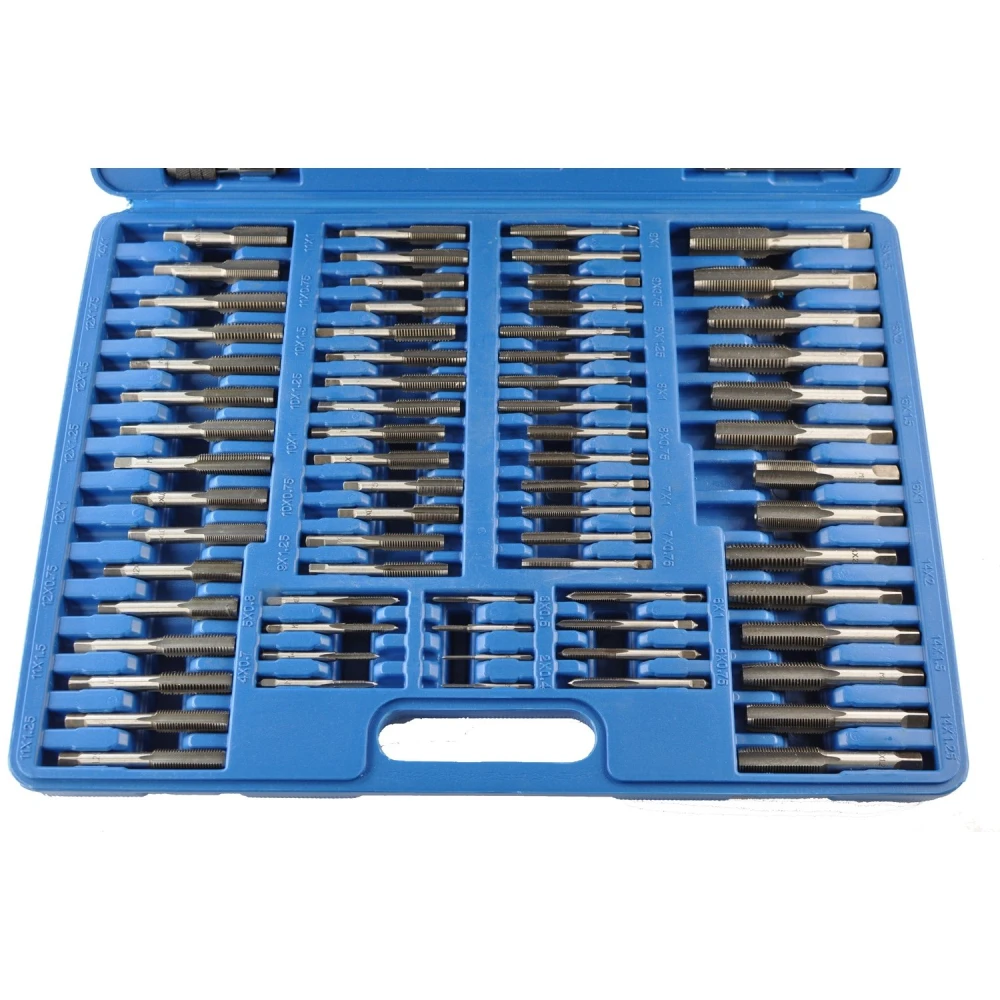 Kit tarozi și filiere metrice 110 piese TSX TOOL - set profesional