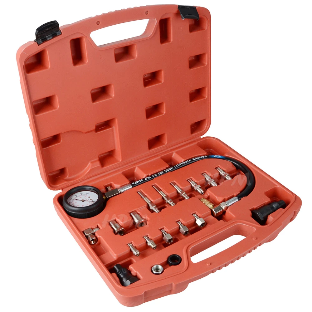 Kit tester compresie cilindri motoare diesel 0-1000PSI TU-15