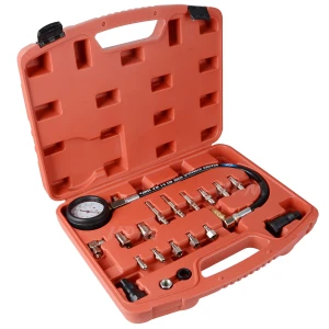 Kit tester compresie cilindri motoare diesel 0-1000PSI TU-15