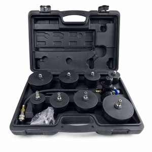 Kit Tester Scurgeri Turbocompresor 9 Piese cu Manometru Test Presiune Turbo