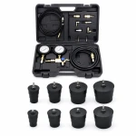 Kit Tester Scurgeri Turbocompresor 9 Piese cu Manometru Test Presiune Turbo