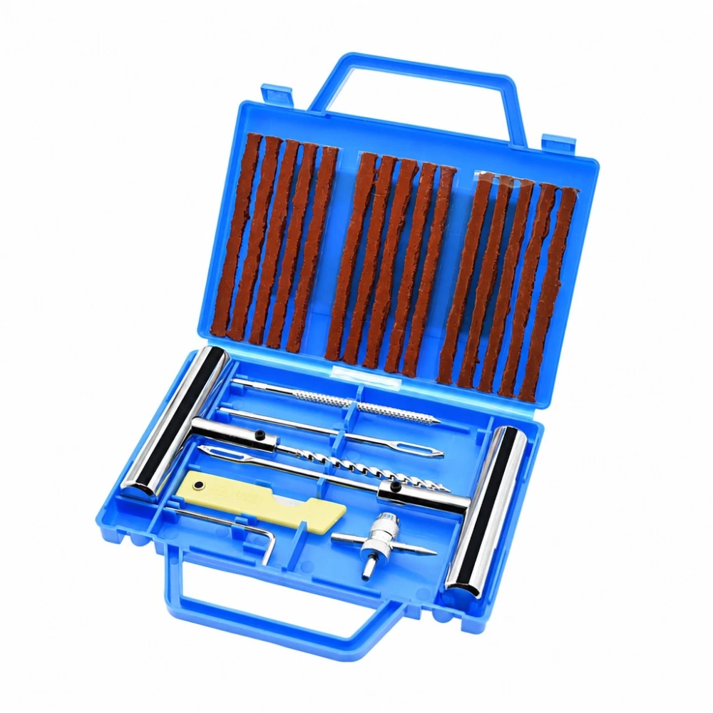 Kit Reparare Pene Anvelope 23 Piese Mașină Moto Fitiluri Poanson
