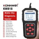 KONNWEI KW818 scanner OBD2: cititor coduri OBDII pentru masini din 1996