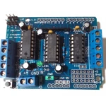 L293d Arduino Shield Driver pentru control și extindere motoare DC și stepper