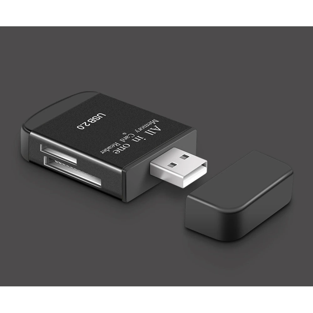 Cititor de carduri de memorie USB 2.0 all-in-one pentru Micro SD, MMC, SDHC, TF și M2