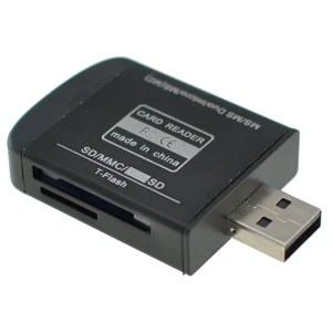 Cititor de carduri de memorie USB 2.0 all-in-one pentru Micro SD, MMC, SDHC, TF și M2