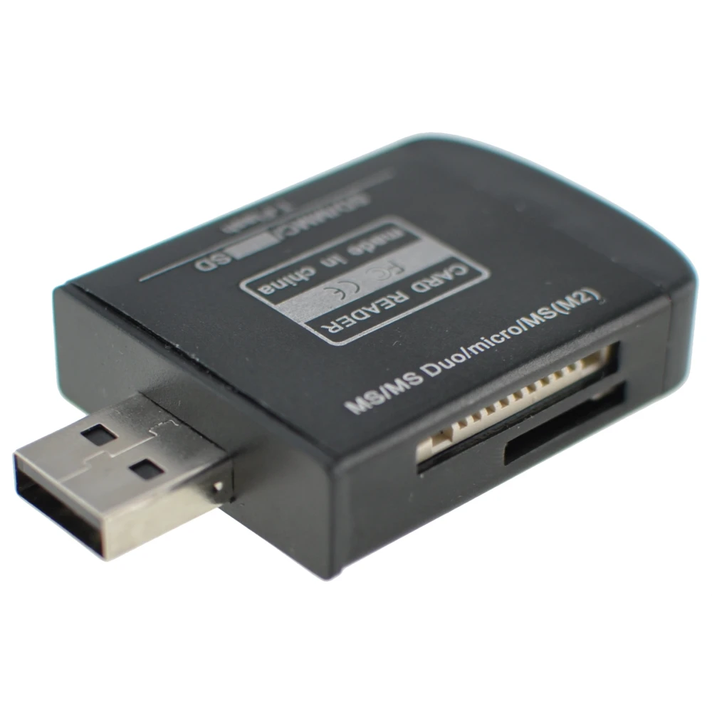 Cititor de carduri de memorie USB 2.0 all-in-one pentru Micro SD, MMC, SDHC, TF și M2