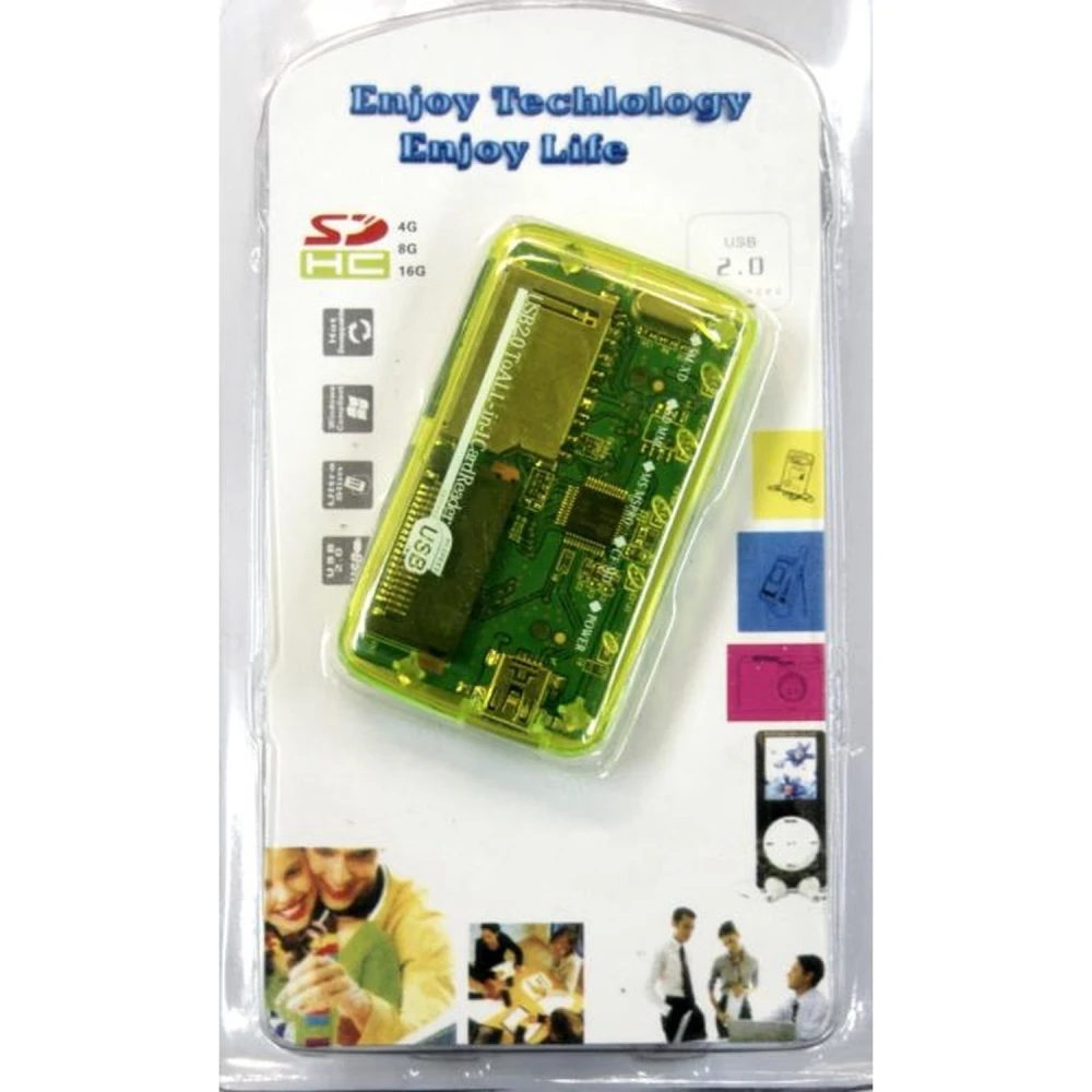Cititor carduri memorie USB 2.0 23 în 1 compatibil cu PC și Mac