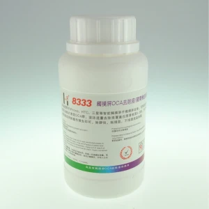Lichid de curățare adeziv OCA 8333 de 250 ml pentru repararea ecranelor LCD