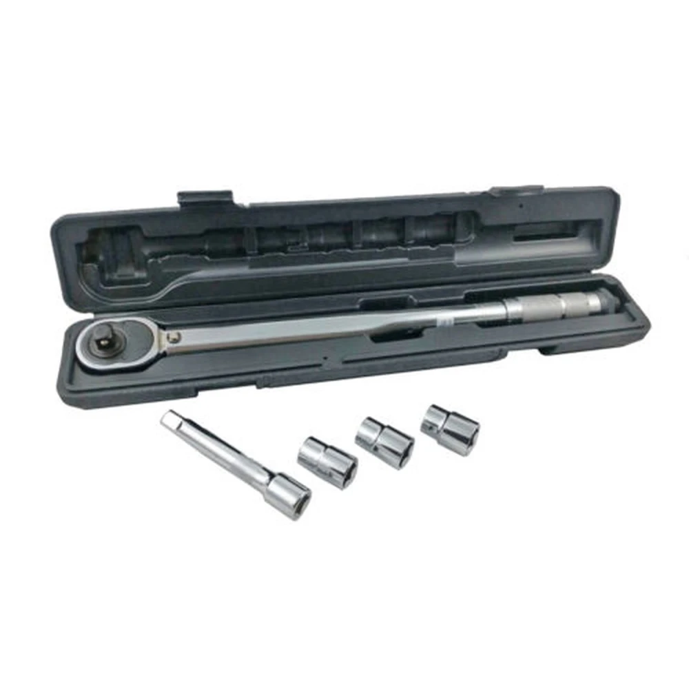 Cheie dinamometrică 1/2'' 28-210 Nm cu prelungitor și 3 capete TSX TOOL