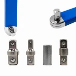 Cheie Stea Cotită Extra Lungă 390mm Dublă Gură Profesională Oțel Cr-V