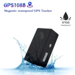 Localizator GPS cu baterie mare pentru mașină TK108B cu alarmă SOS și bază magnetică