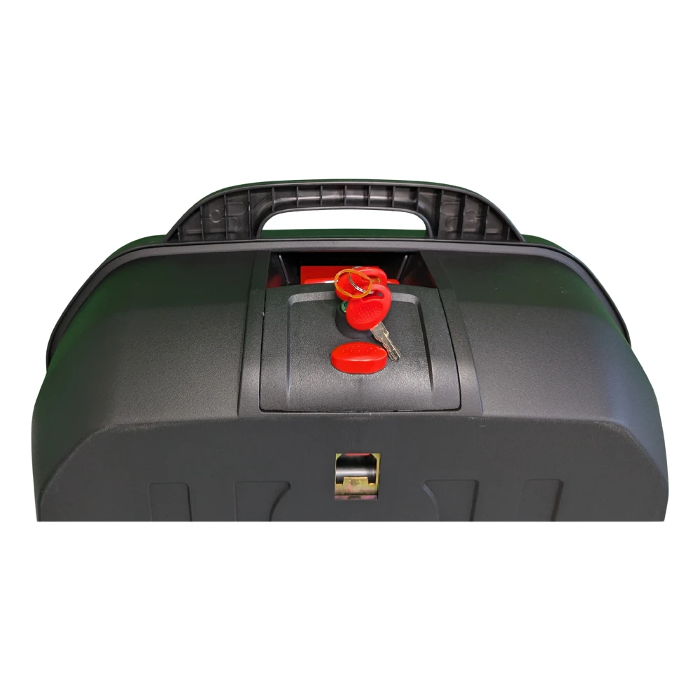 Top case moto 47L - cutie universala detasabila cu incuietoare si spatar