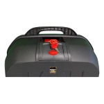 Top case moto 47L - cutie universala detasabila cu incuietoare si spatar