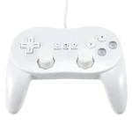 Controller Clasic Pro Wii alb compatibil pentru Nintendo Wii