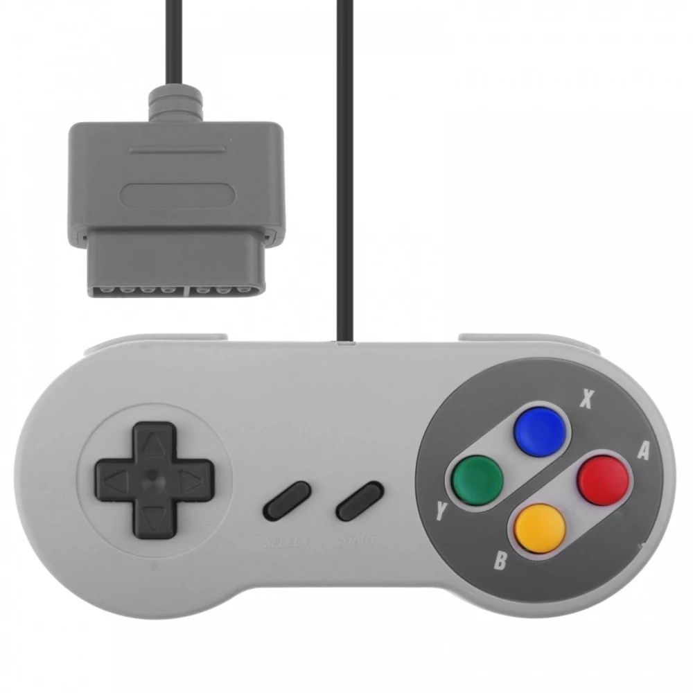 Controller compatibil Nintendo SNES - Gamepad SFC pentru Super Famicom și Super NES
