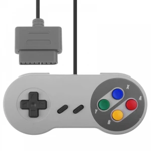 satkit Controller compatibil Nintendo SNES - Gamepad SFC pentru Super Famicom și Super NES