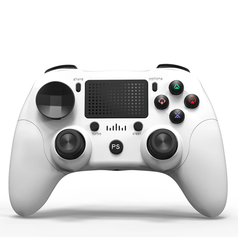 Controller compatibil PS4 alb wireless DoubleShock 4