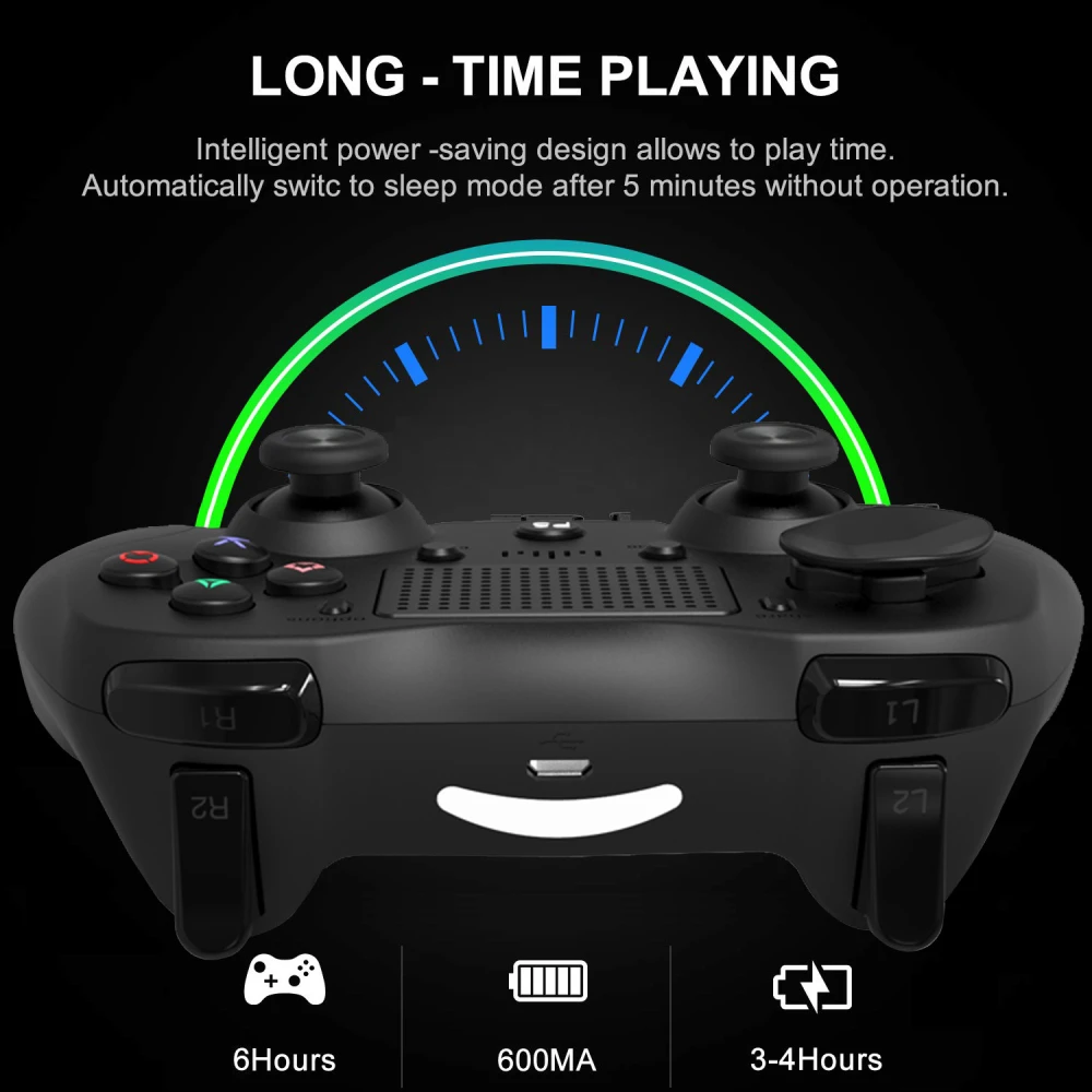 Controller compatibil PS4 alb wireless DoubleShock 4