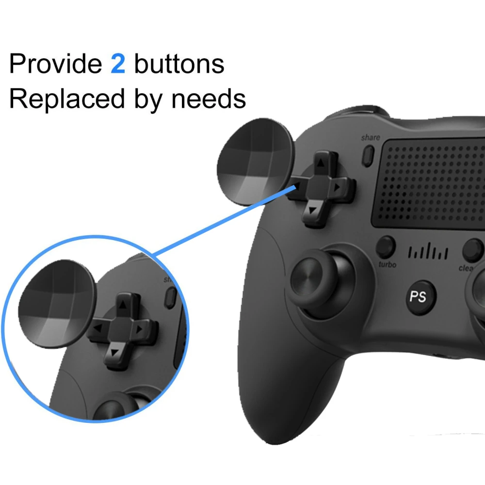 Controller PS4 compatibil wireless negru DoubleShock 4