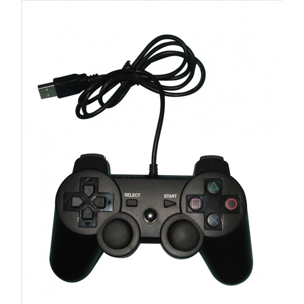 Controller dublu shock PS3 PC USB compatibil și ieftin