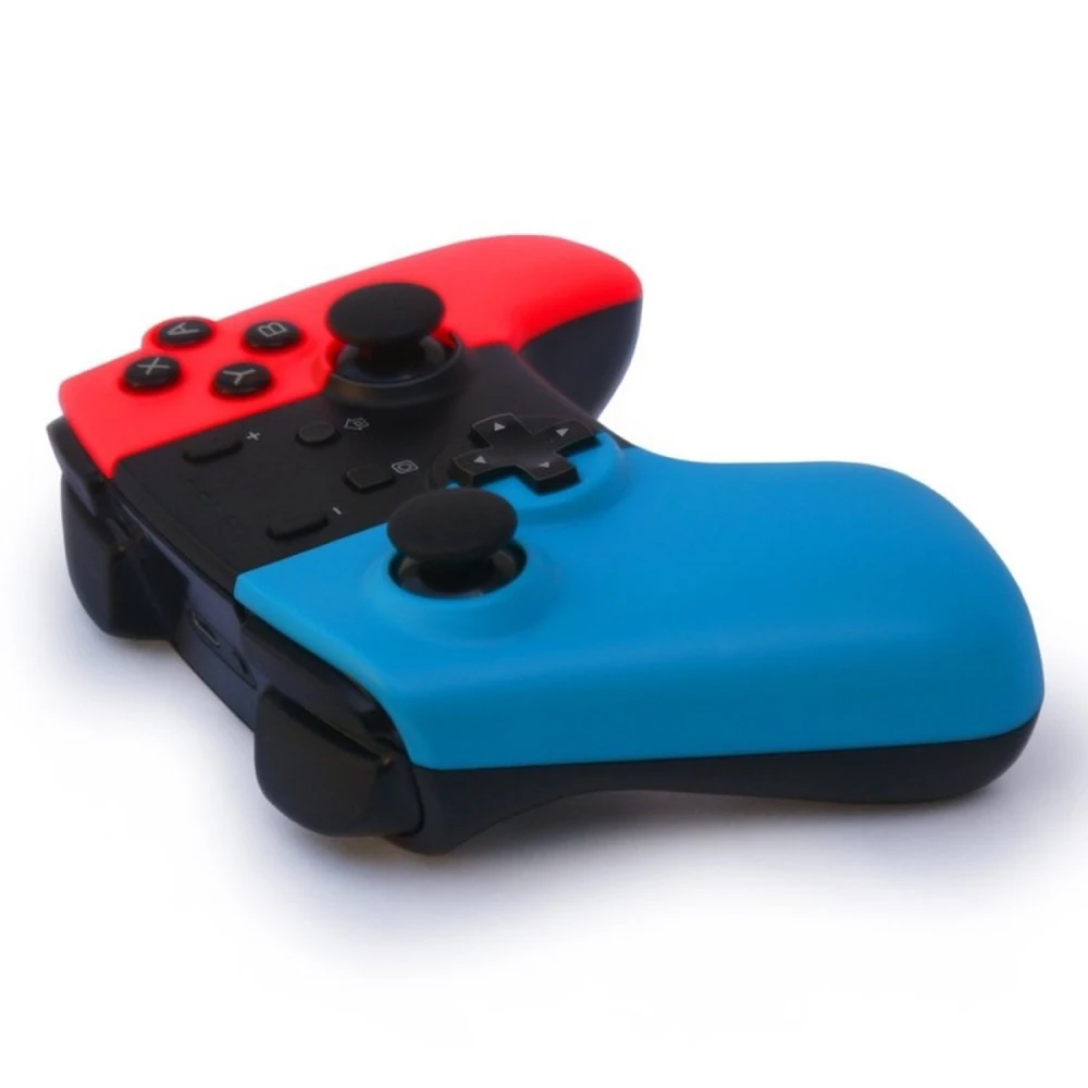 Controller wireless compatibil Nintendo Switch - albastru si rosu