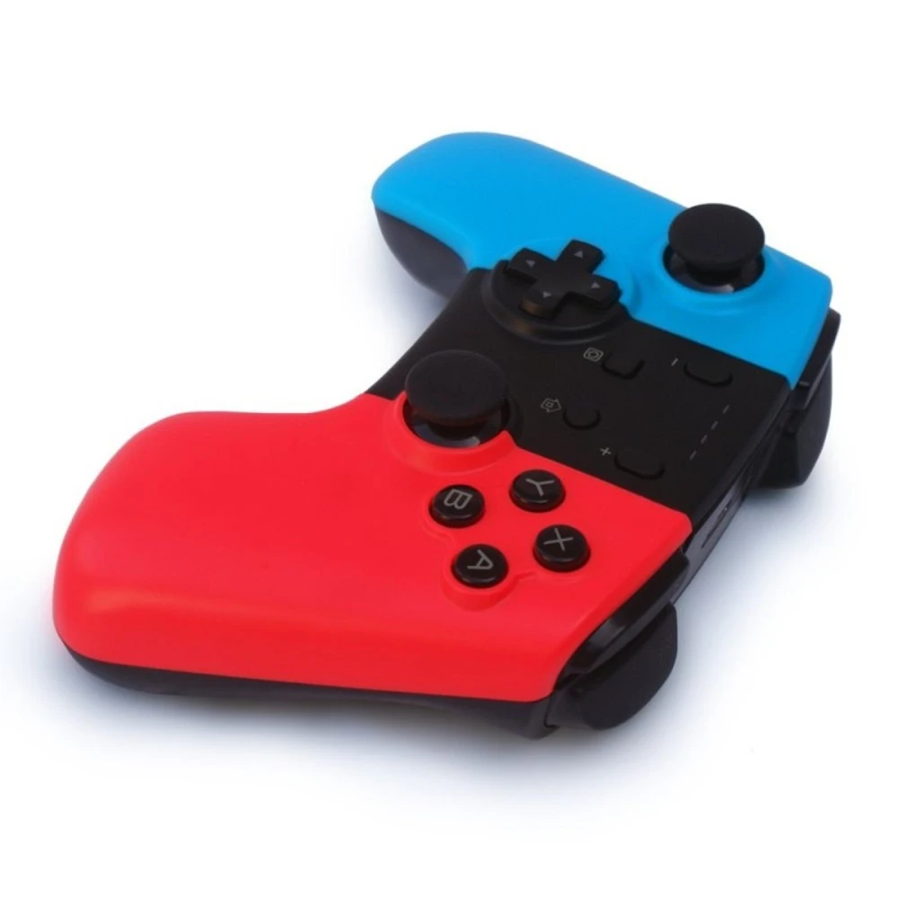 Controller wireless compatibil Nintendo Switch - albastru si rosu