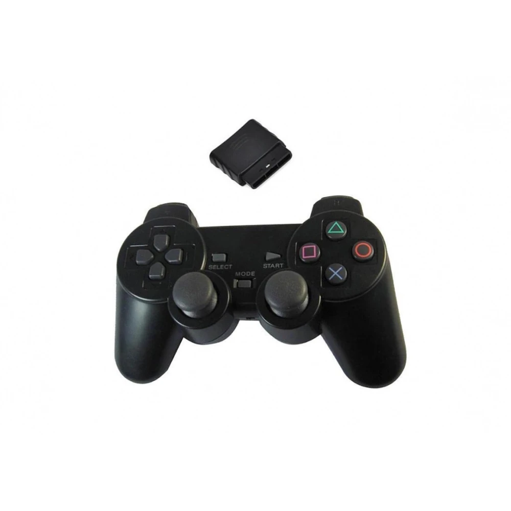 Controller wireless pentru PS2 cu RF 2.4GHz și vibrații