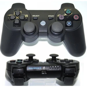 Controller replica Dual Shock 3 Sixaxis negru PS3 Bluetooth