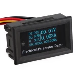 Contor de energie 7 în 1 cu ecran OLED DC 33V 3A satkit
