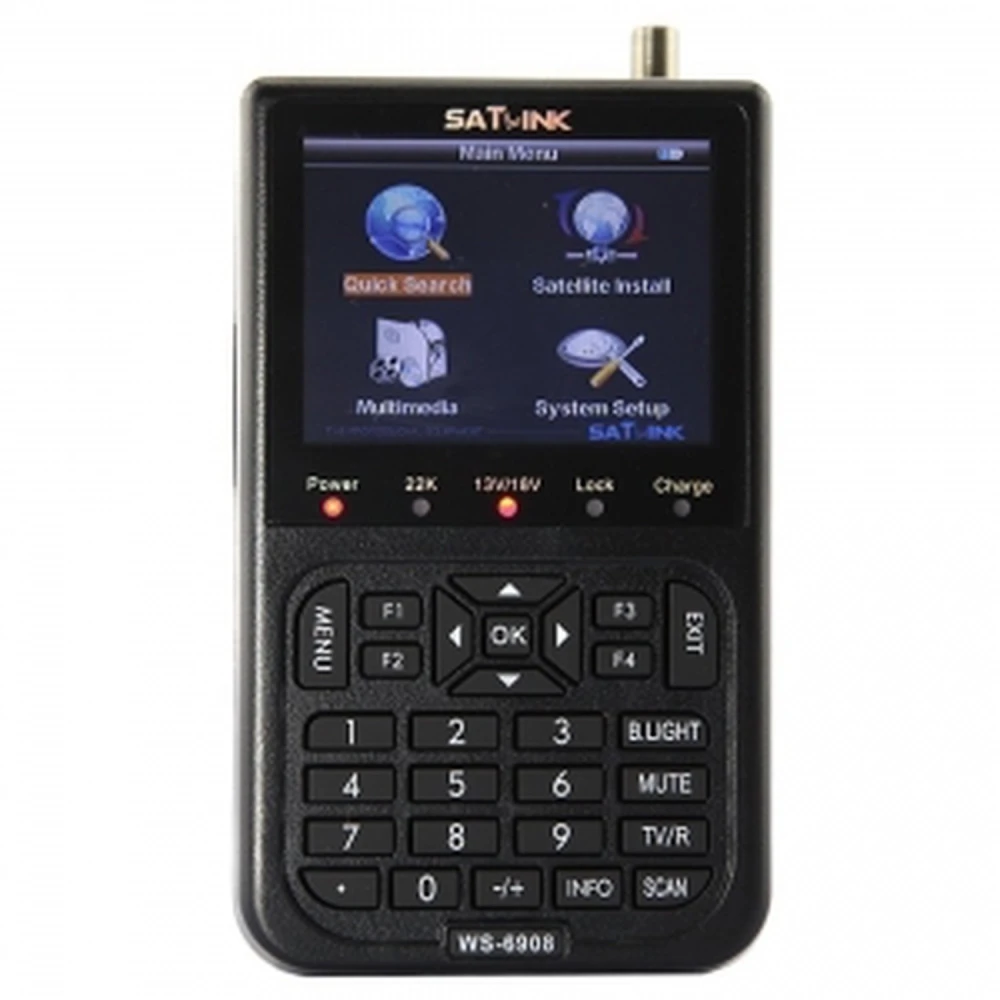 Aparat de masurat satelit Satlink WS-6908 pentru orientare precisă