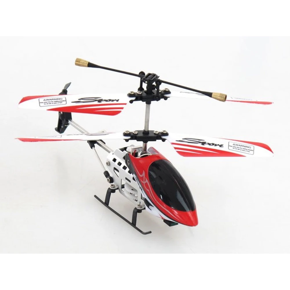 Mini helicóptero A68675 en vuelo mostrando giro de 360 grados