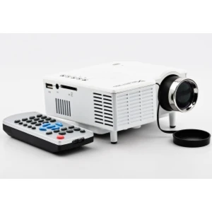 Mini proiector 1080p UC28+ cu AV, USB, SD Card, VGA și HDMI