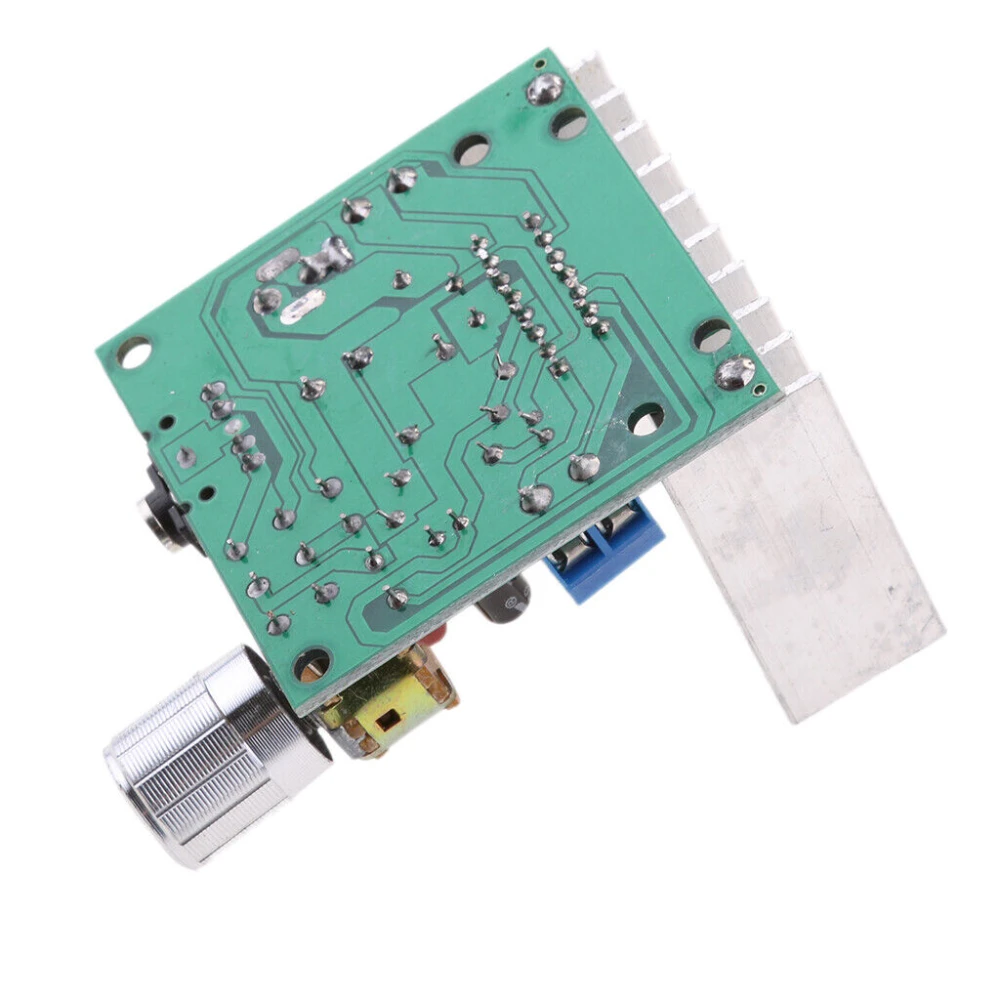 Módulo amplificador TDA7297 instalado en proyecto de audio digital
