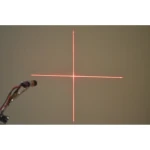 Modul laser rosu cu focalizare in cruce 5mW 3V-5V pentru masurare electronica