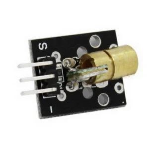 Modul emițător laser 5V roșu 650 nm 5mW 6mm pentru Arduino