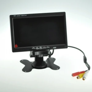satkit Monitor încastrabil 7 inch pentru mașină cu 2 intrări video