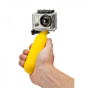 Monopied plutitor galben pentru GoPro 1/2/3 și SJ4000