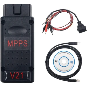 Mpps V21 ECU instrument de tuning chips Main + Tricore + Multiboot cu cablu
