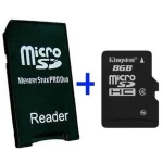 MS Pro Duo Adapter MicroSD 32GB PSP - adaptor și card memorie