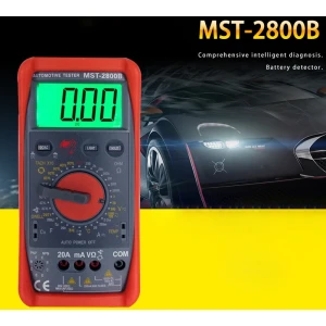 MST-2800B multimetru digital inteligent cu ecran LCD mare pentru auto