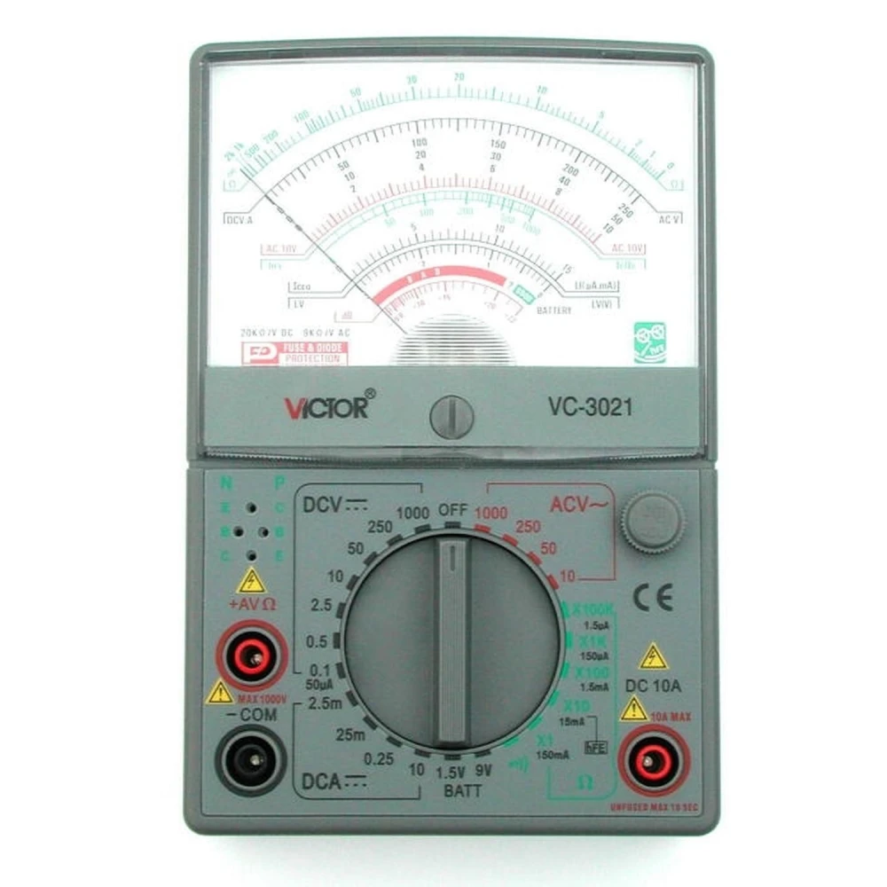 Multimetru analogic Victor VC3021: instrument de masurare fiabil si precis