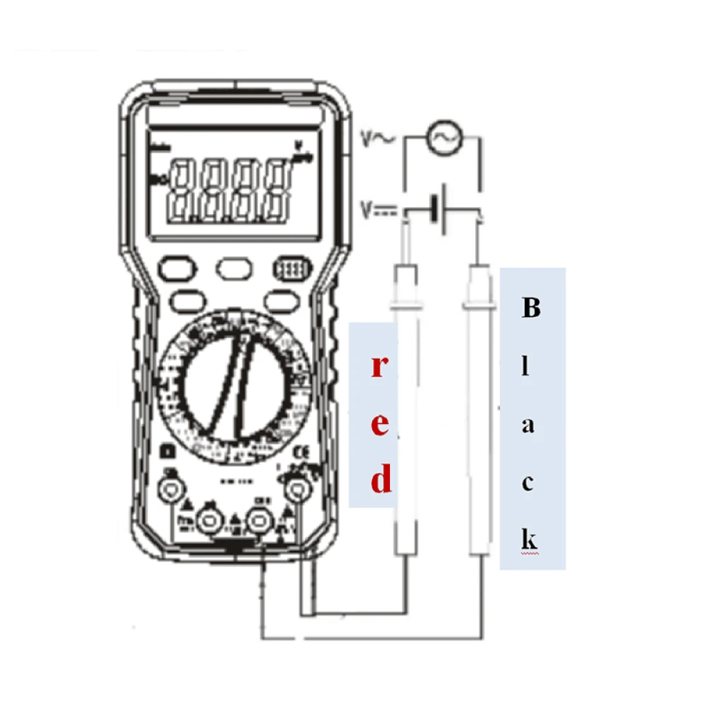 Paquete completo del multímetro digital automotriz OBDEMOTO 2900A